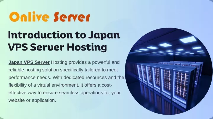 introduction to japan vps server hosting