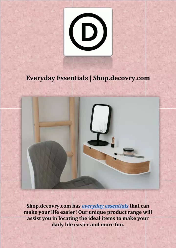 everyday essentials shop decovry com