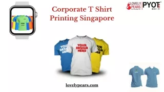 Find Best Quality Corporate T Shirt Printing In Singapore