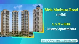 Birla Mathura Road: Premium Living Flats In Delhi