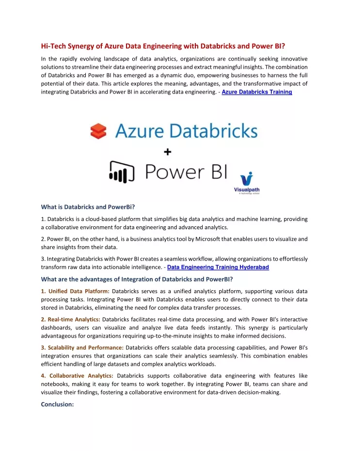 hi tech synergy of azure data engineering with