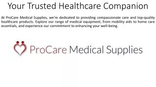 Your Trusted Healthcare Companion