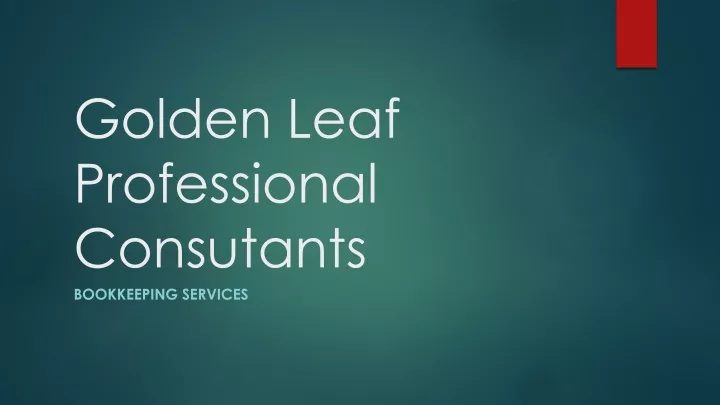 golden leaf professional consutants