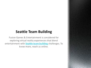 seattle team building