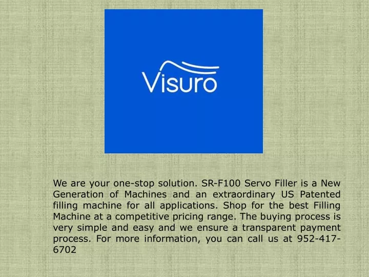 we are your one stop solution sr f100 servo