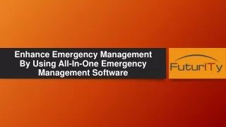 Enhance Emergency Management By Using All-In-One Emergency Management Software