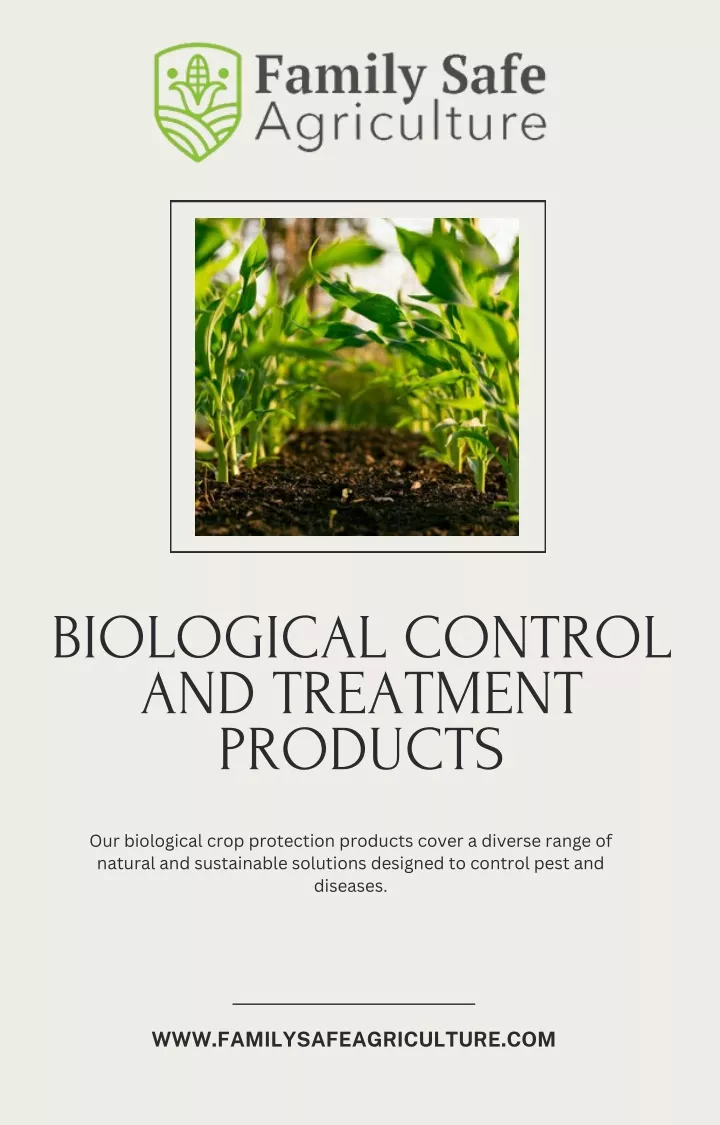 biological control and treatment products