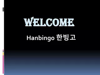 welcome