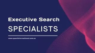 Executive Search Specialists