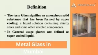 Metallurgy and Transparency: Metal Glass in Mumbai