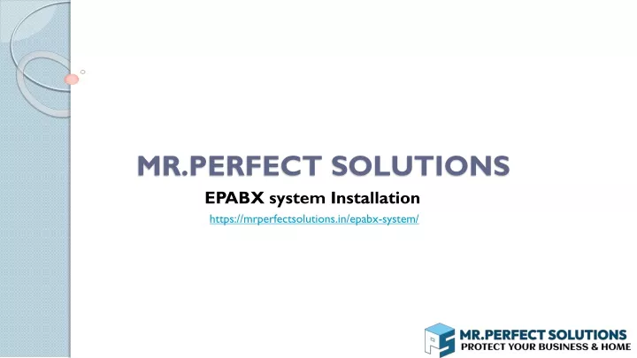 mr perfect solutions