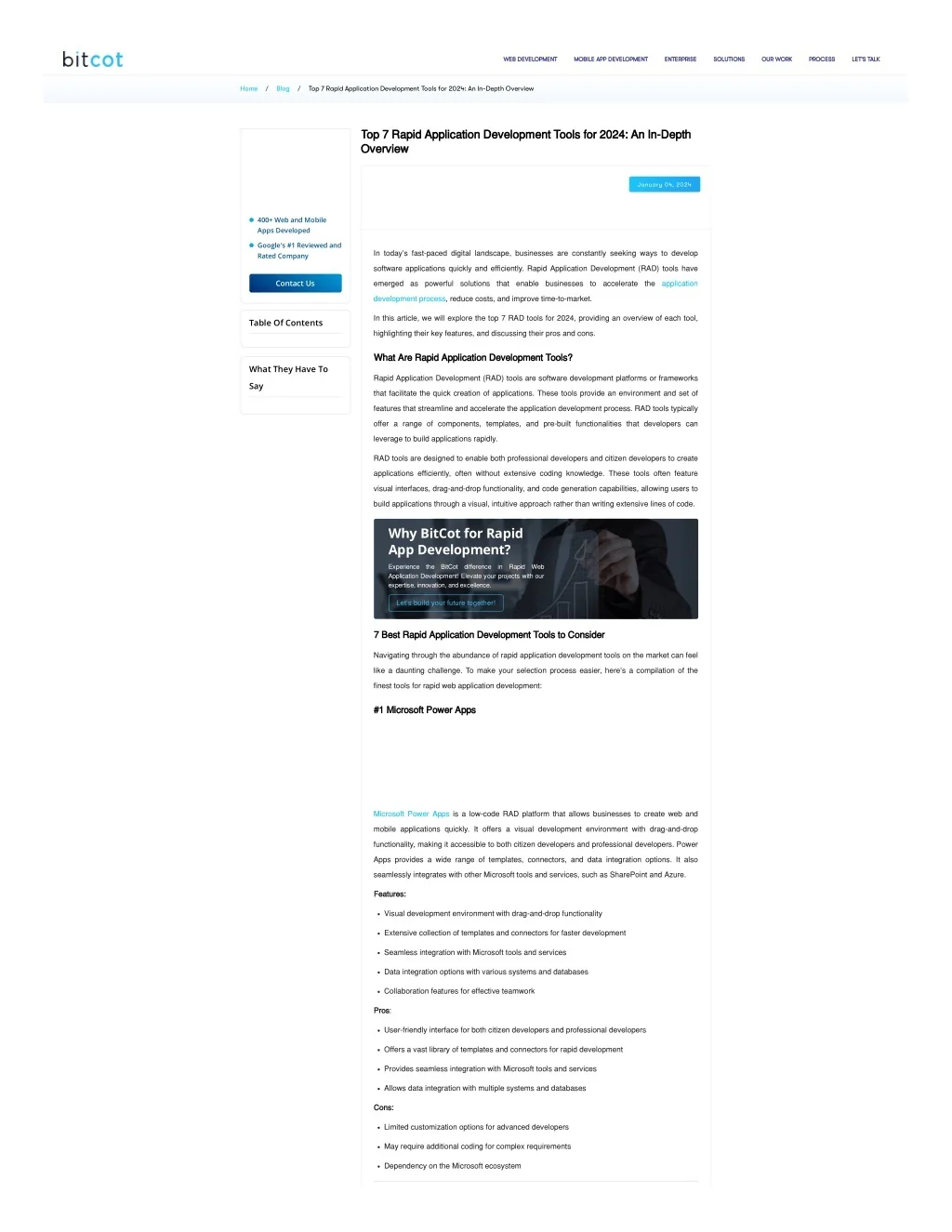 PPT - Top 7 Rapid Application Development Tools for 2024 An In-Depth ...
