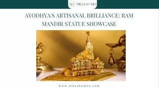 Ayodhya's Artisanal Brilliance Ram Mandir Statue Showcase