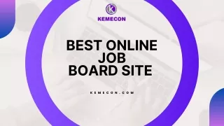Best Online Job board Site -Kemecon