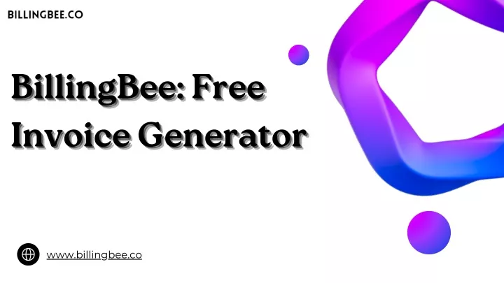 billingbee free invoice generator