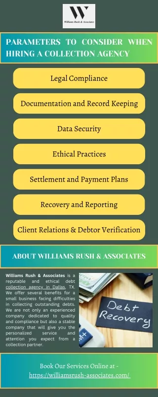 parameters to consider when hiring a collection