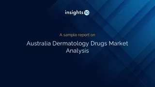 Australia Dermatology Drugs Market