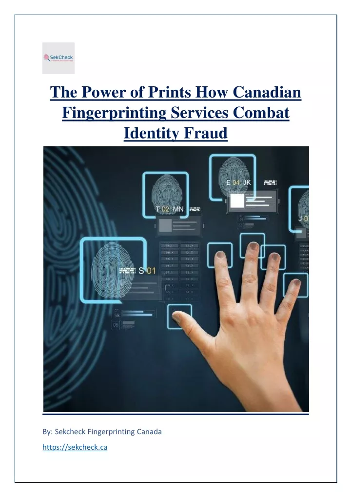the power of prints how canadian fingerprinting