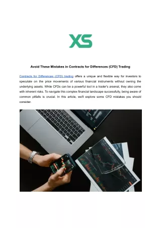 Avoid These Mistakes in Contracts for Differences (CFD) Trading