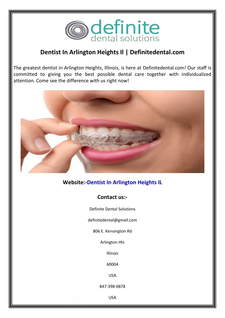 dentist in arlington heights il definitedental com