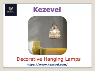 Decorative Hanging Lamps - Kezevel