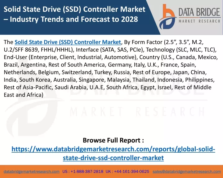 solid state drive ssd controller market industry