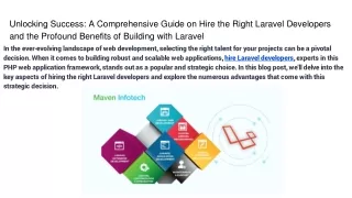 Unlocking Success_ A Comprehensive Guide on Hire the Right Laravel Developers and the Profound Benefits of Building with