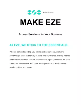 EZE Business Strategy Australia