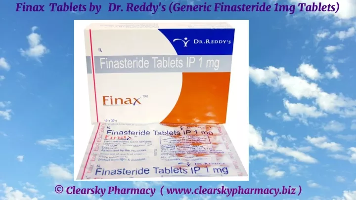 finax tablets by dr reddy s generic finasteride