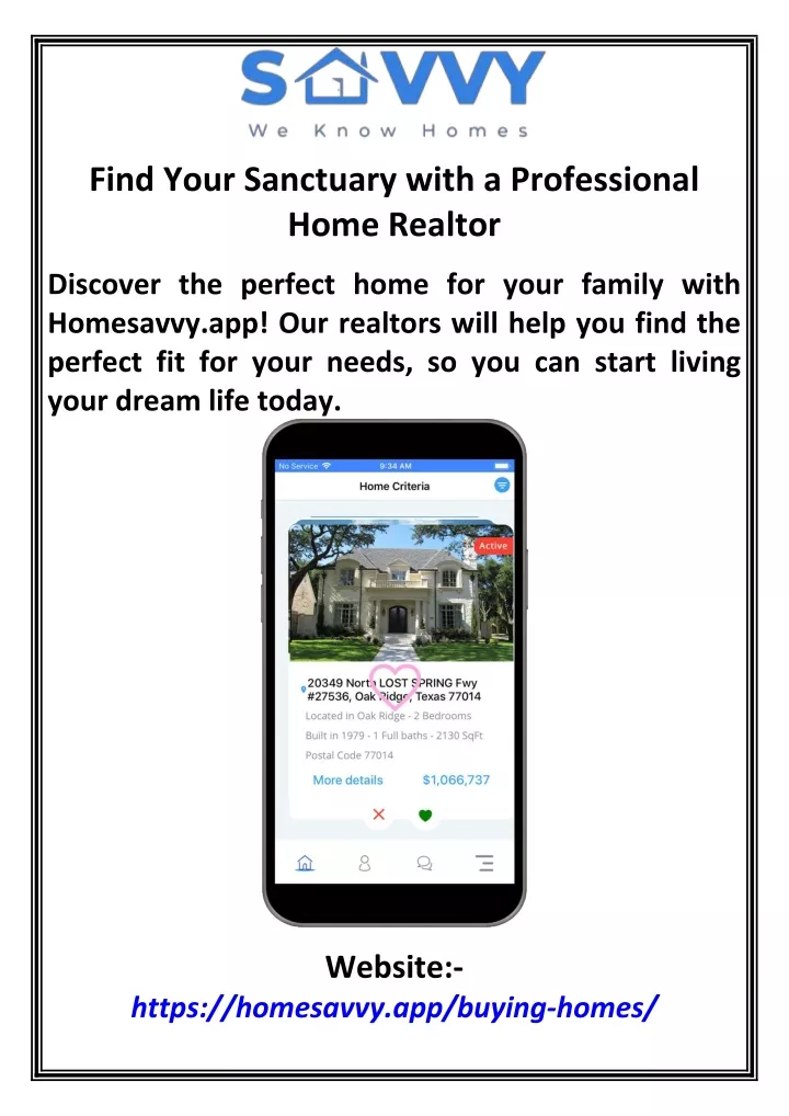 find your sanctuary with a professional home