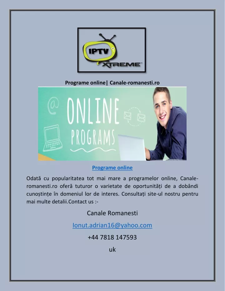 programe online canale romanesti ro