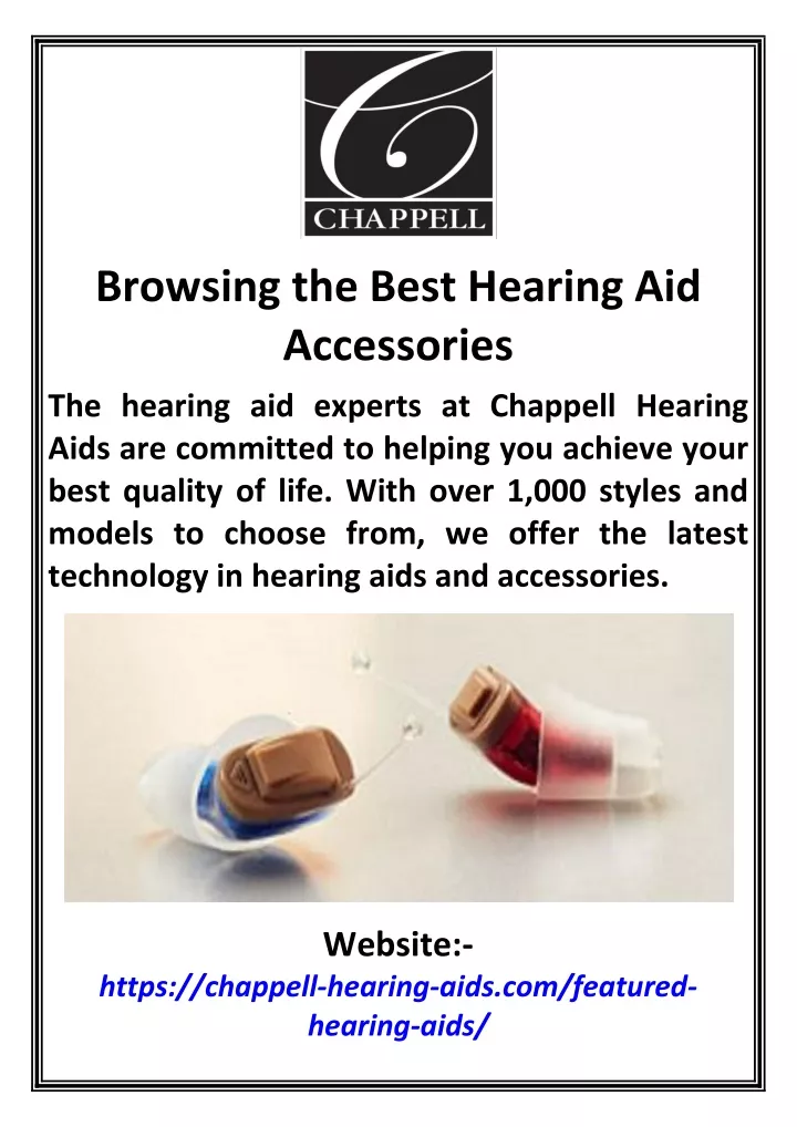 browsing the best hearing aid accessories