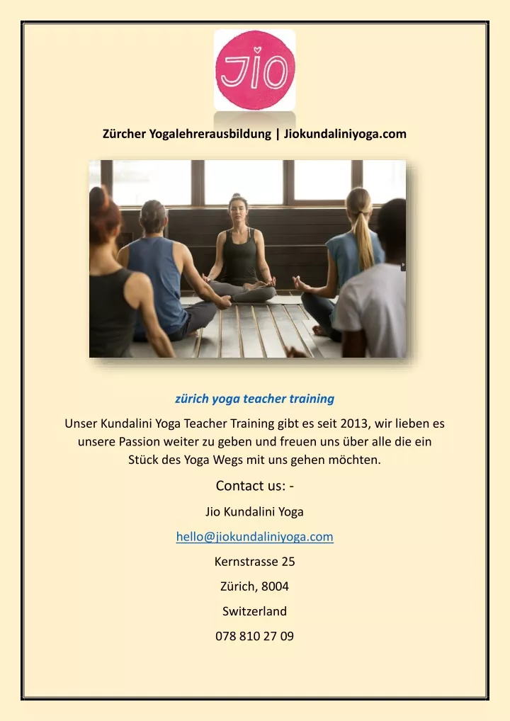 z rcher yogalehrerausbildung jiokundaliniyoga com