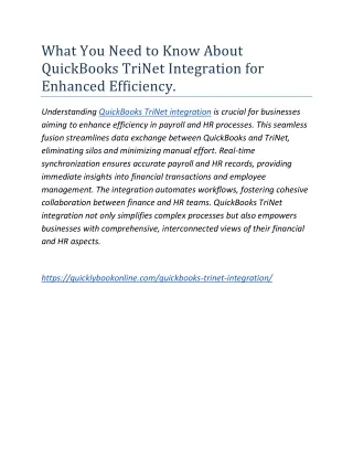 what you need to know about quickbooks trinet