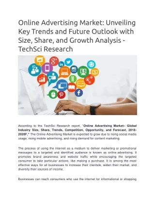 Online Advertising Market: Unveiling Key Trends and Future Outlook with Size.