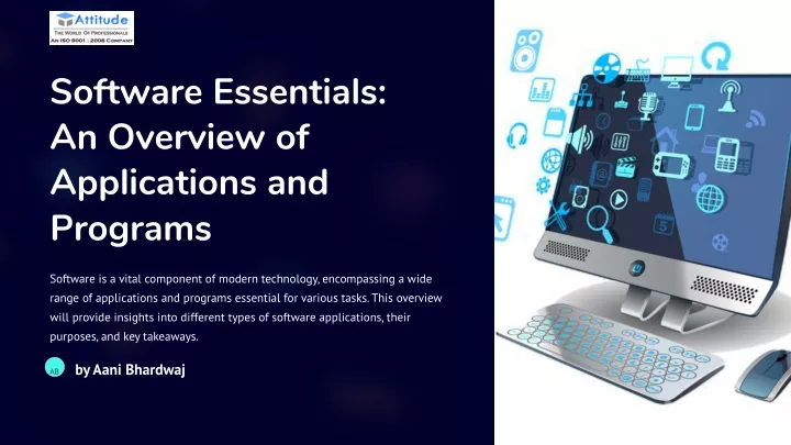 software essentials an overview of applications