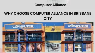Why Choose Computer Alliance in Brisbane City