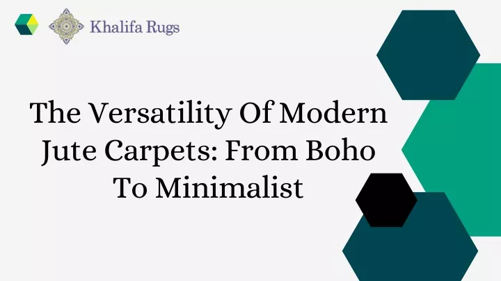 the versatility of modern jute carpets from boho