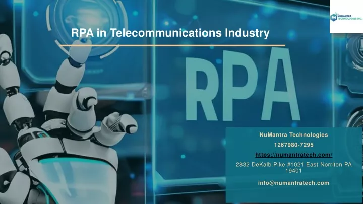 rpa in telecommunications industry