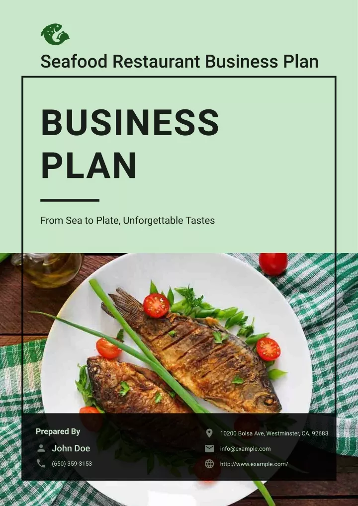 seafood restaurant business plan