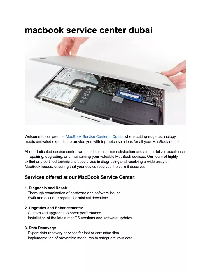 macbook service center dubai