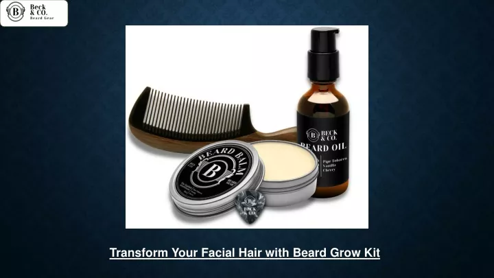 transform your facial hair with beard grow kit