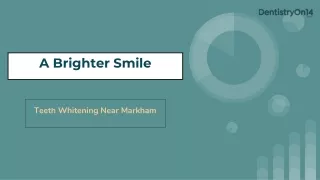 Teeth Whitening in Markham