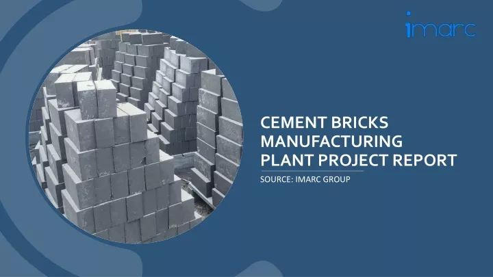cement bricks manufacturing plant project report