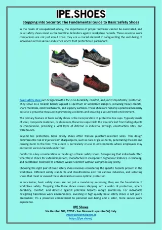 stepping into security the fundamental guide