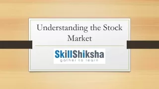 Understanding the Stock