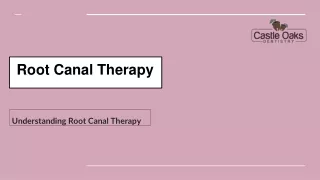 Root Canal therapy in Brampton