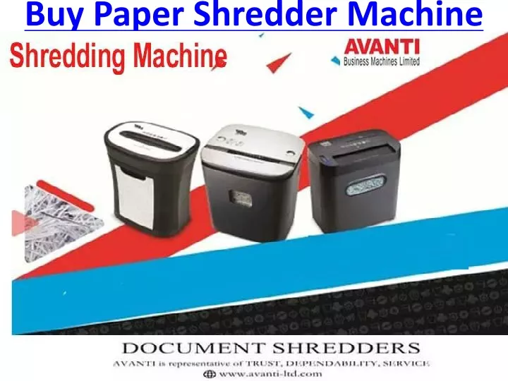 buy paper shredder machine