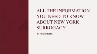 All The Information You Need To Know About New York Surrogacy​