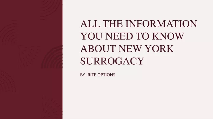 all the information you need to know about new york surrogacy